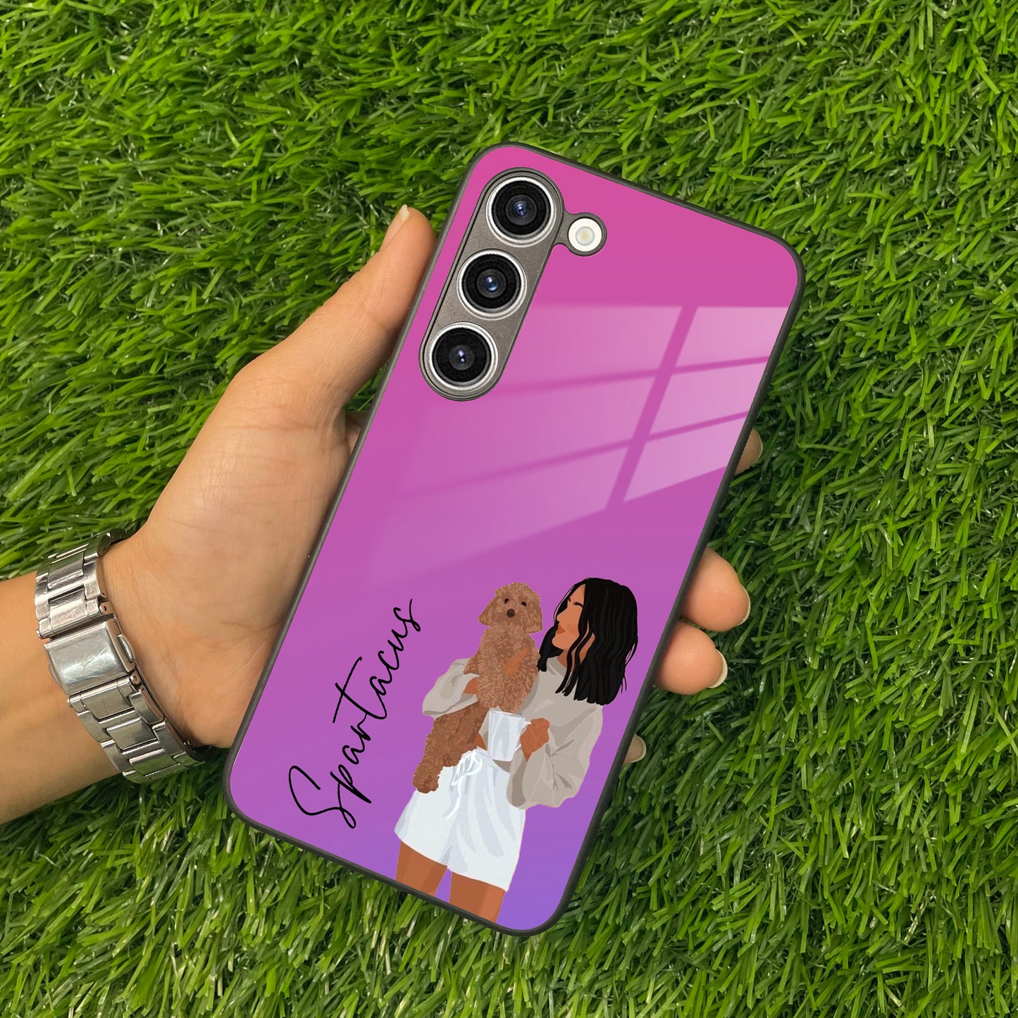 Customize Pet Name Glass Case For Samsung ShopOnCliQ