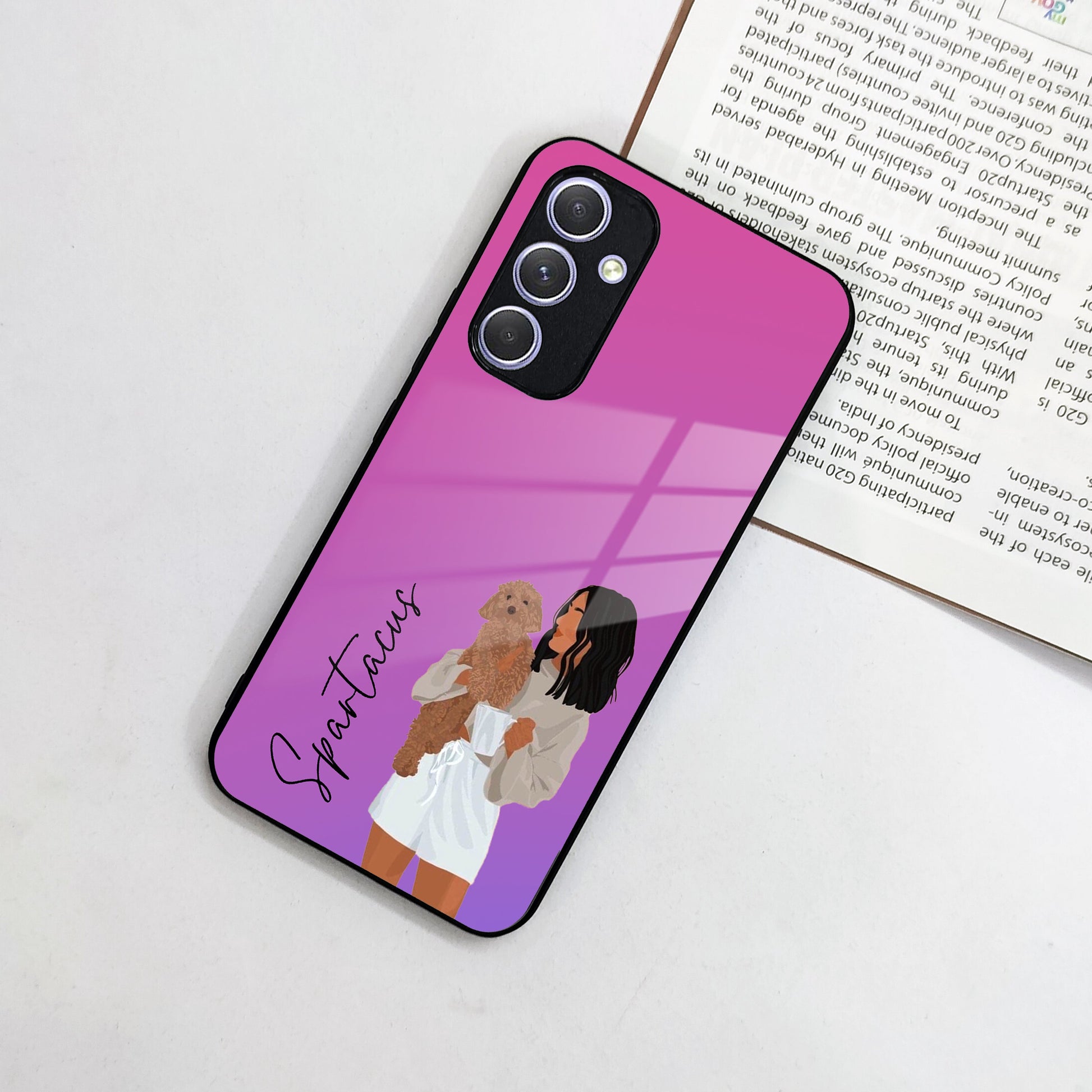 Customize Pet Name Glass Case For Samsung ShopOnCliQ