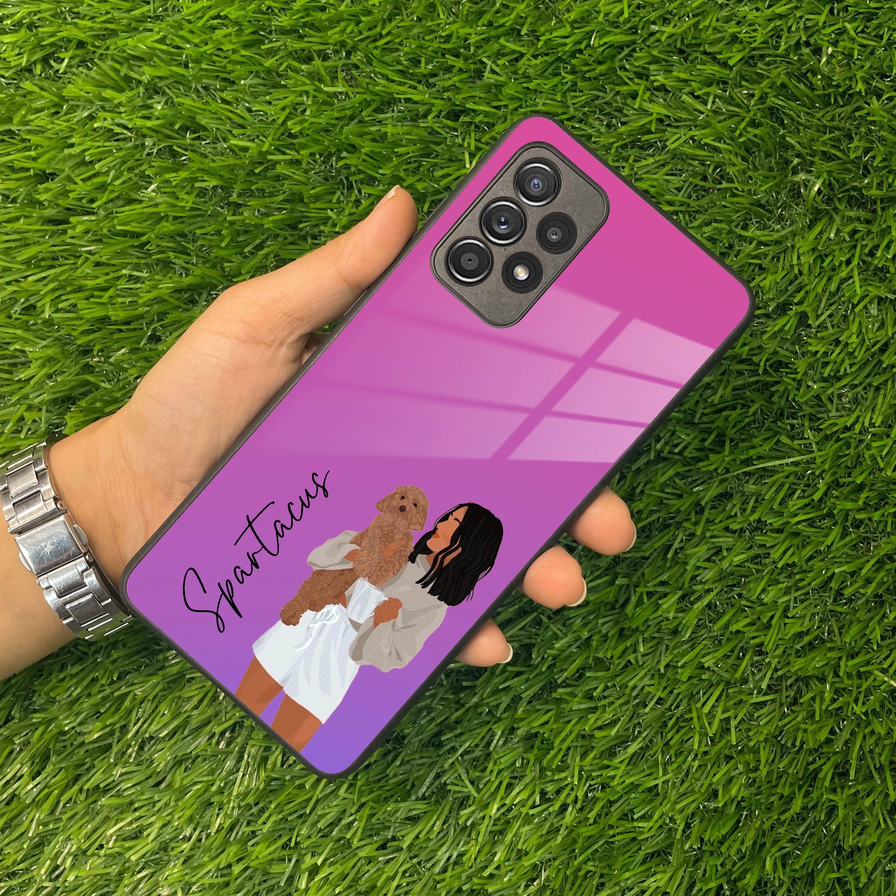 Customize Pet Name Glass Case For Samsung - ShopOnCliQ