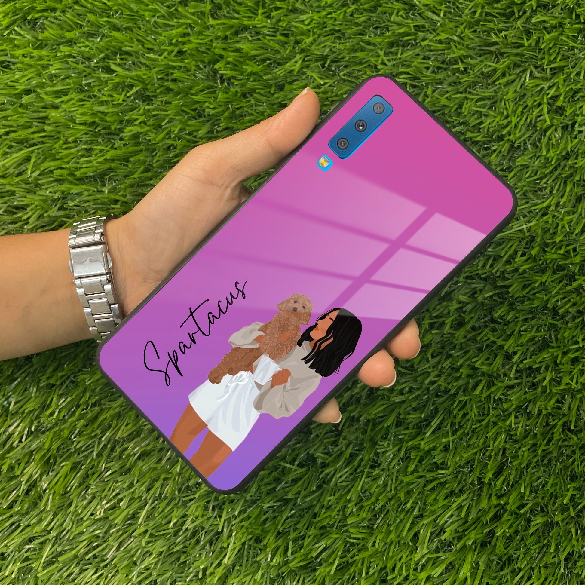 Customize Pet Name Glass Case For Samsung ShopOnCliQ