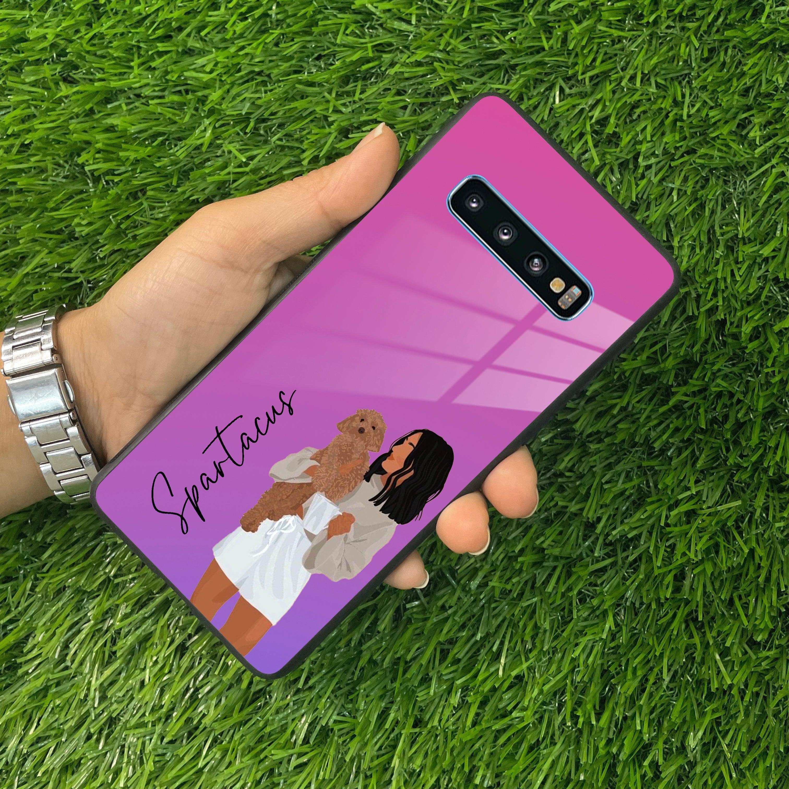 Customize Pet Name Glass Case For Samsung - ShopOnCliQ