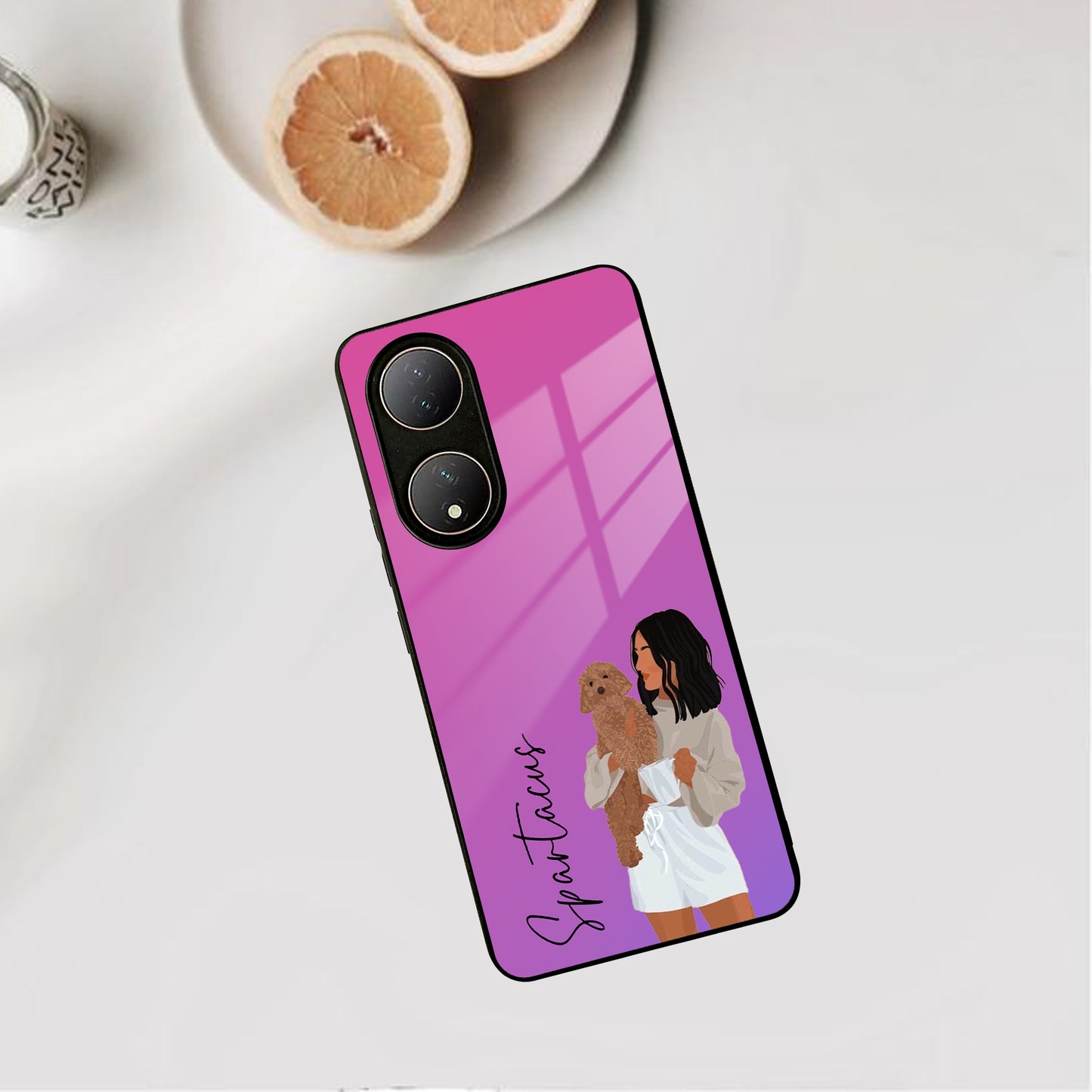 Customize Pet Name Glass Case For Vivo ShopOnCliQ