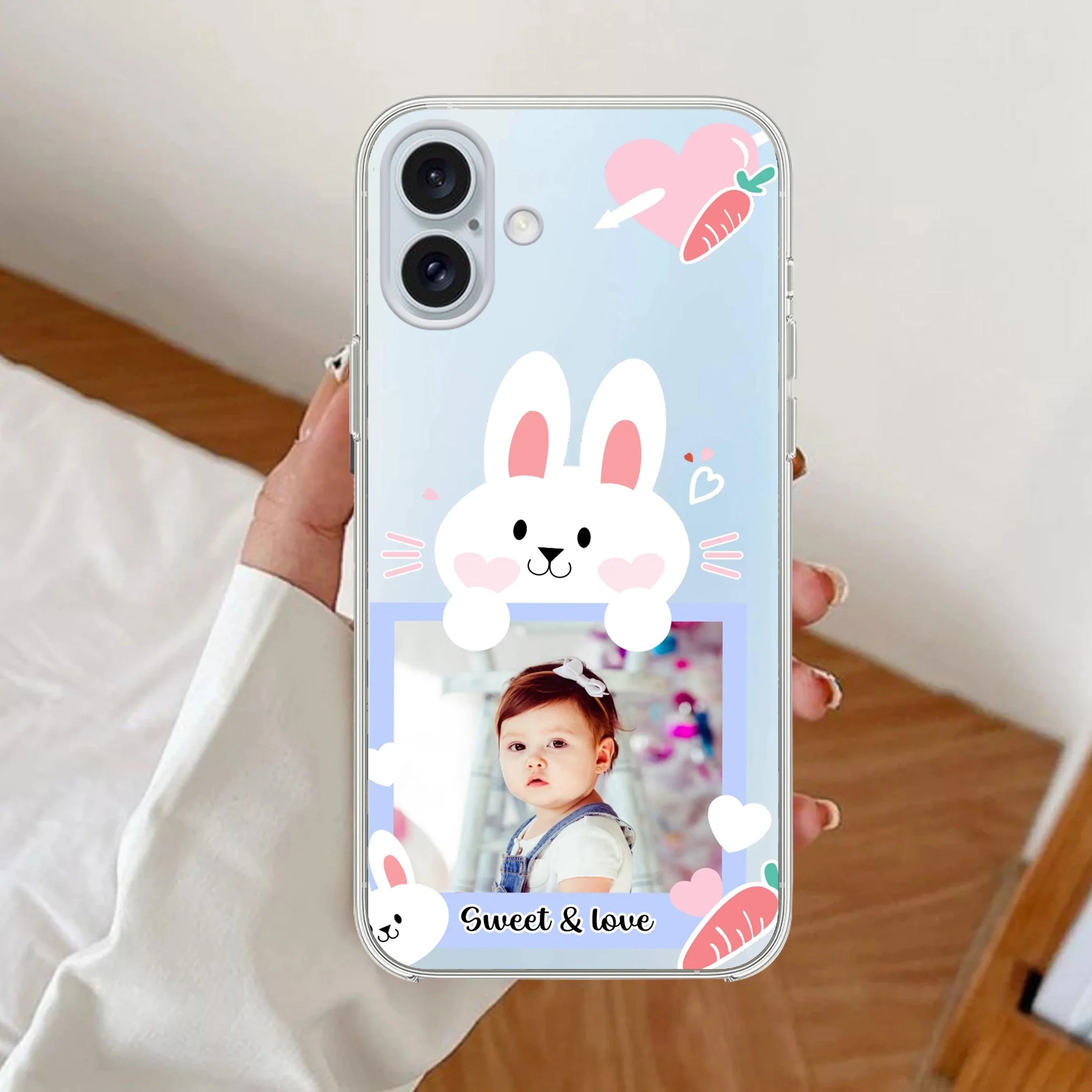 Customize Photo Transparent Silicon Case For IPhone
