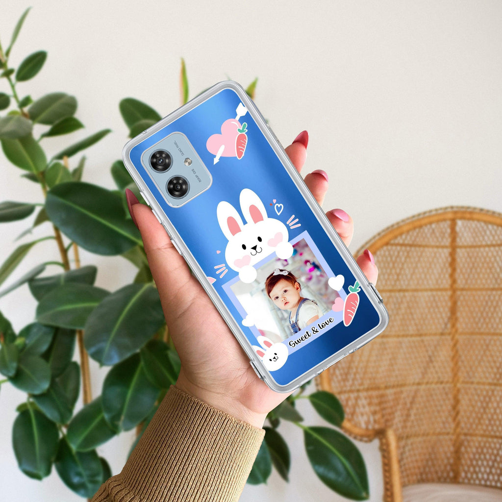 Customize Photo Transparent Silicon Case For Motorola Edge 60 Pro 5G