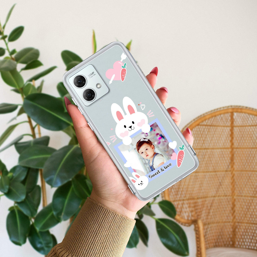 Customize Photo Transparent Silicon Case For Motorola Edge 40 Neo