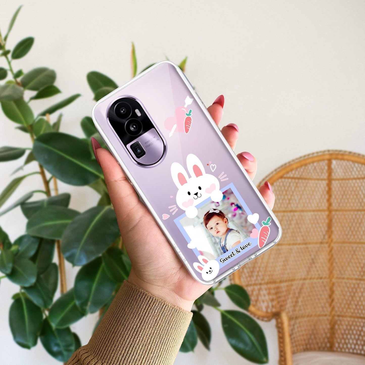Customize Photo Transparent Silicon Case For Oppo