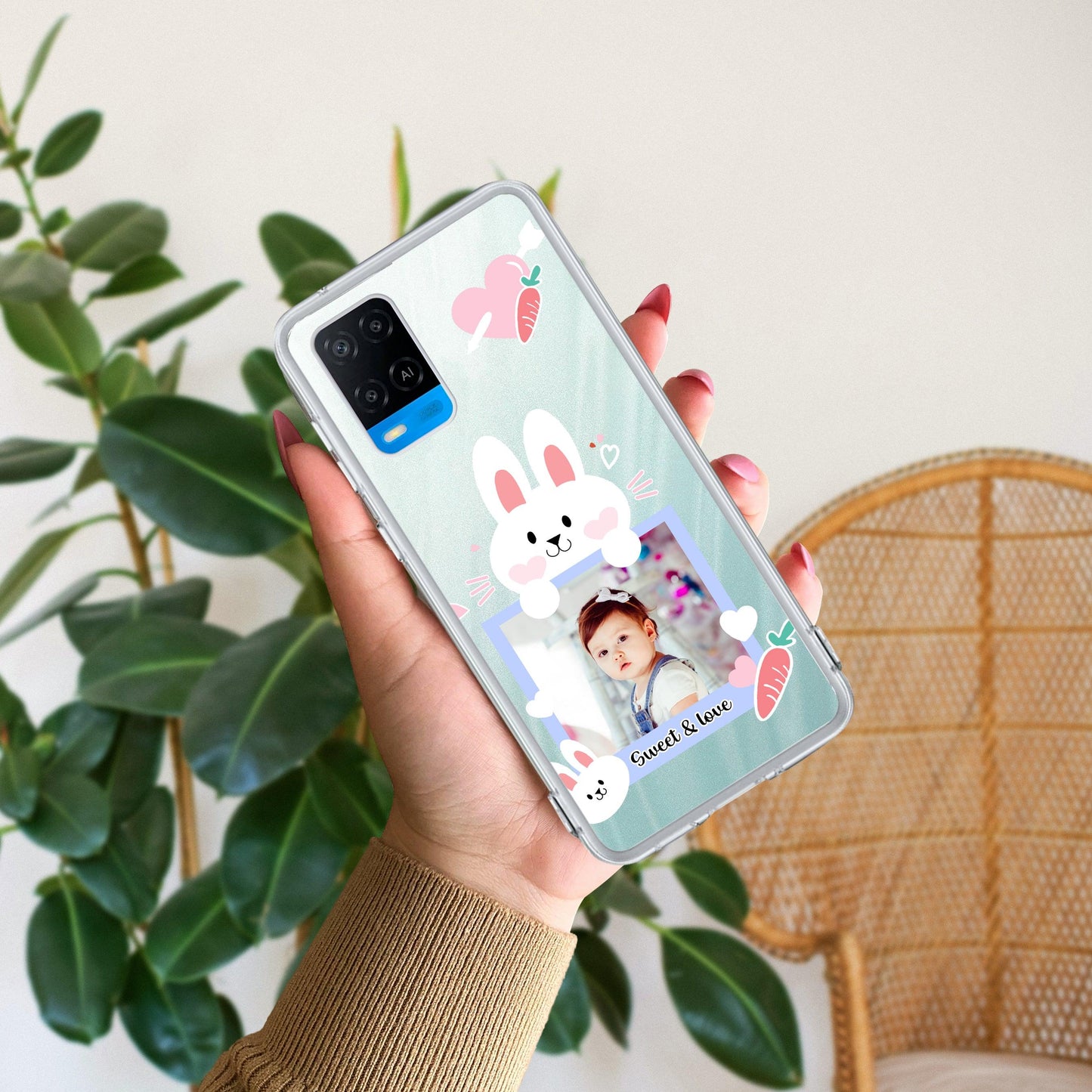 Customize Photo Transparent Silicon Case For Oppo