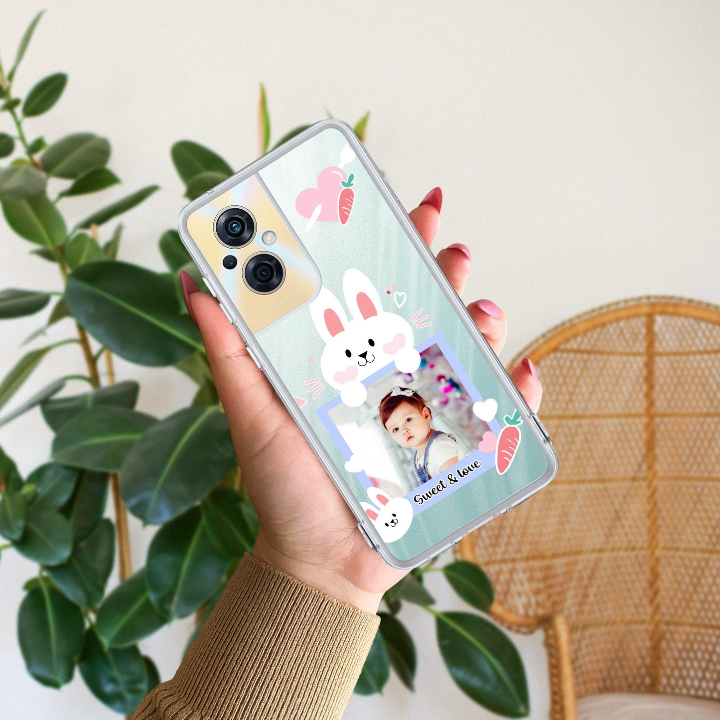 Customize Photo Transparent Silicon Case For Oppo