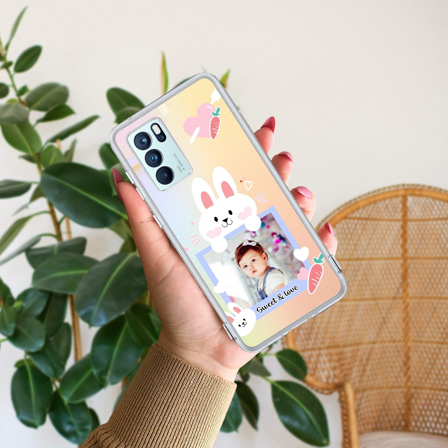 Customize Photo Transparent Silicon Case For Oppo