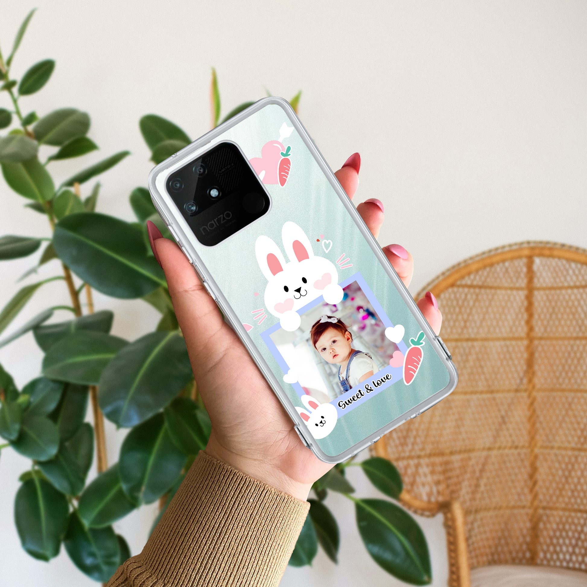 Customize Photo Transparent Silicon Case For Realme/Narzo ShopOnCliQ