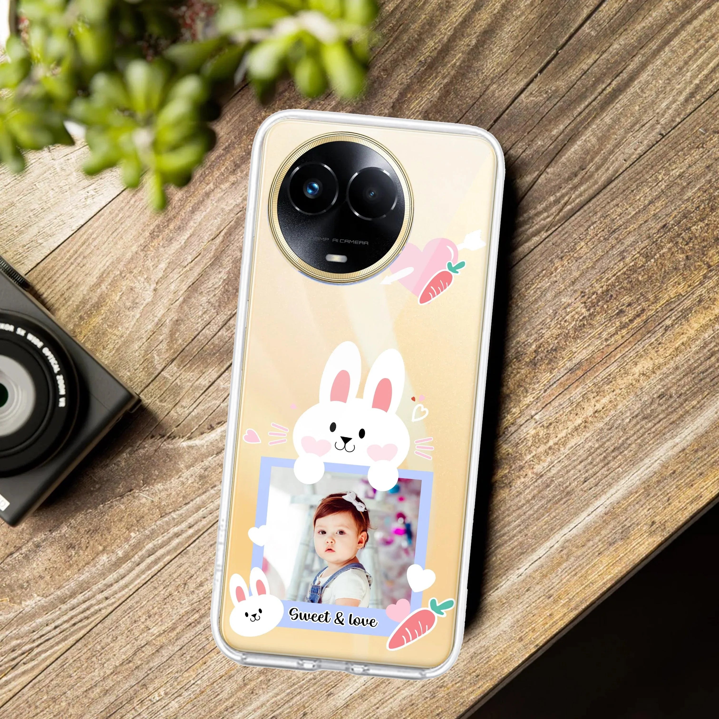 Customize Photo Transparent Silicon Case For Realme 8i / Realme Narzo 50