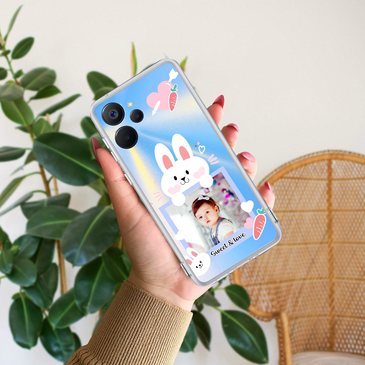 Customize Photo Transparent Silicon Case For Realme/Narzo - ShopOnCliQ