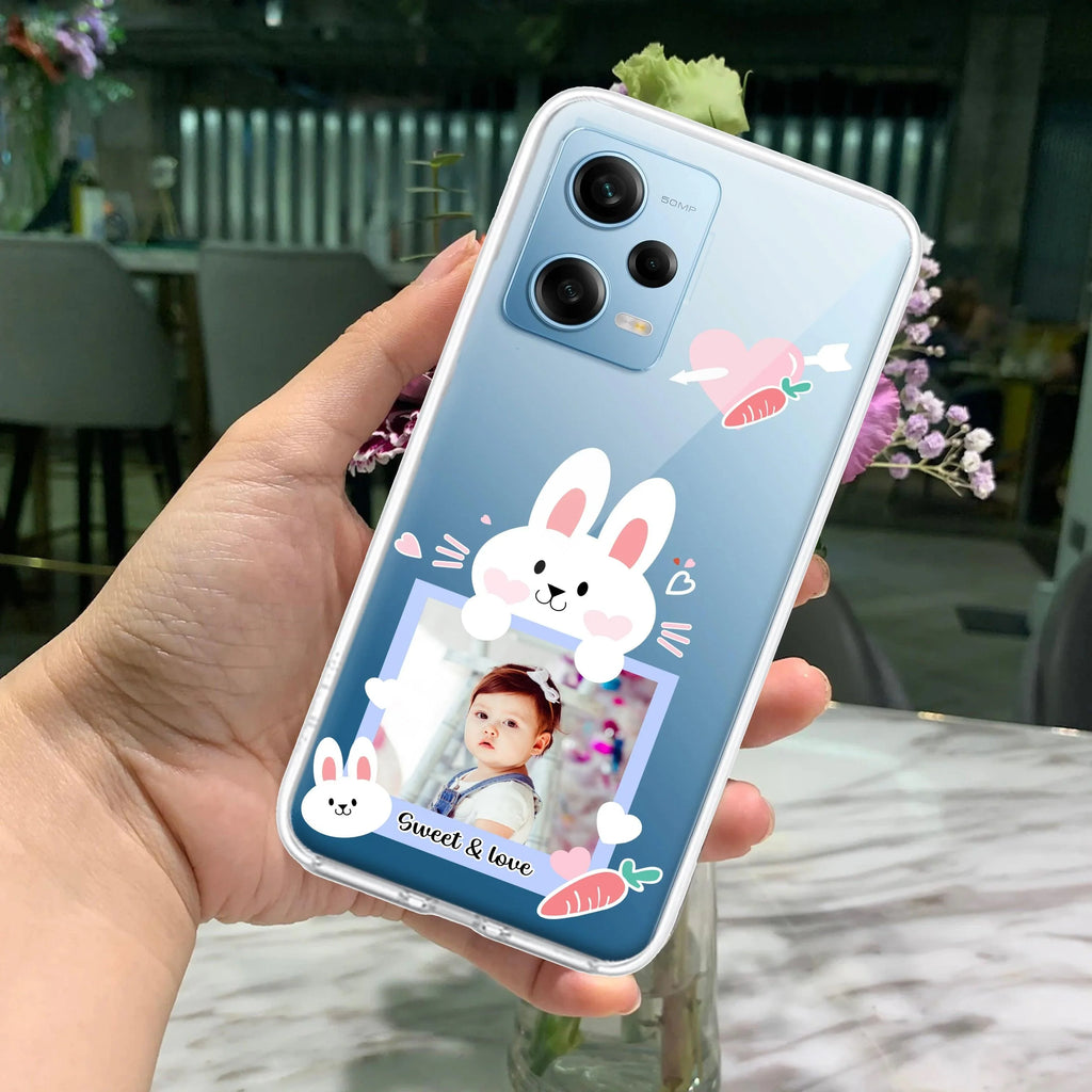 Customize Photo Transparent Silicon Case For Redmi Note 14 Pro 5G