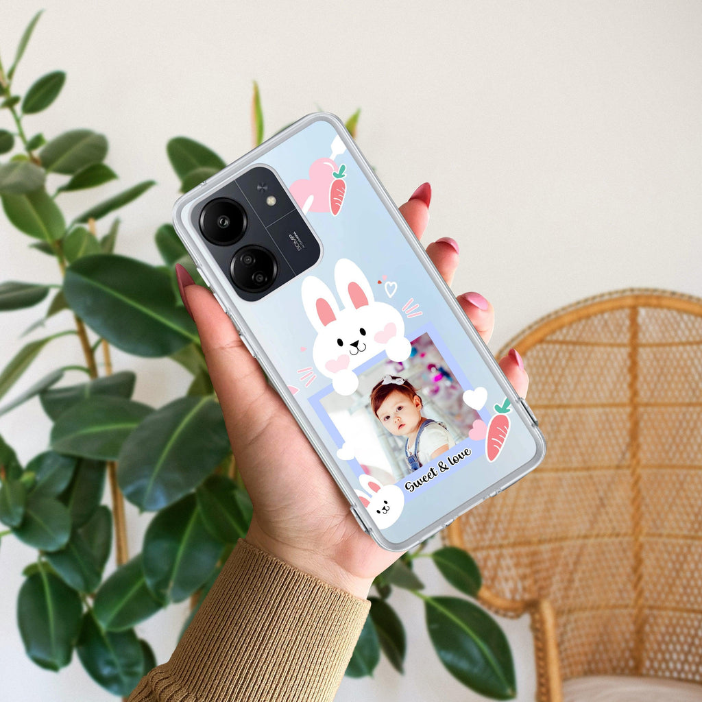 Customize Photo Transparent Silicon Case For Redmi 13C 4G