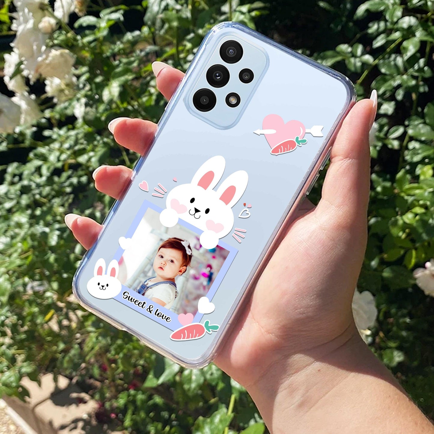 Customize Photo Transparent Silicon Case For Samsung