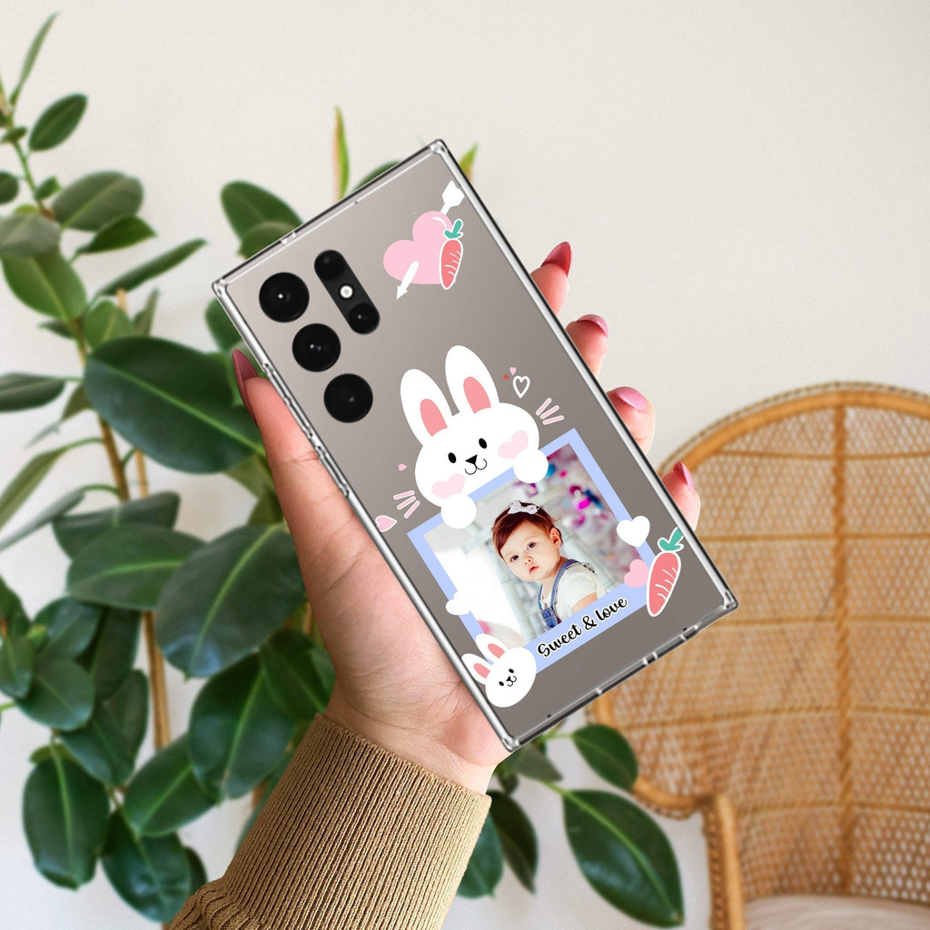 Customize Photo Transparent Silicon Case For Samsung Galaxy S24 Ultra 5G