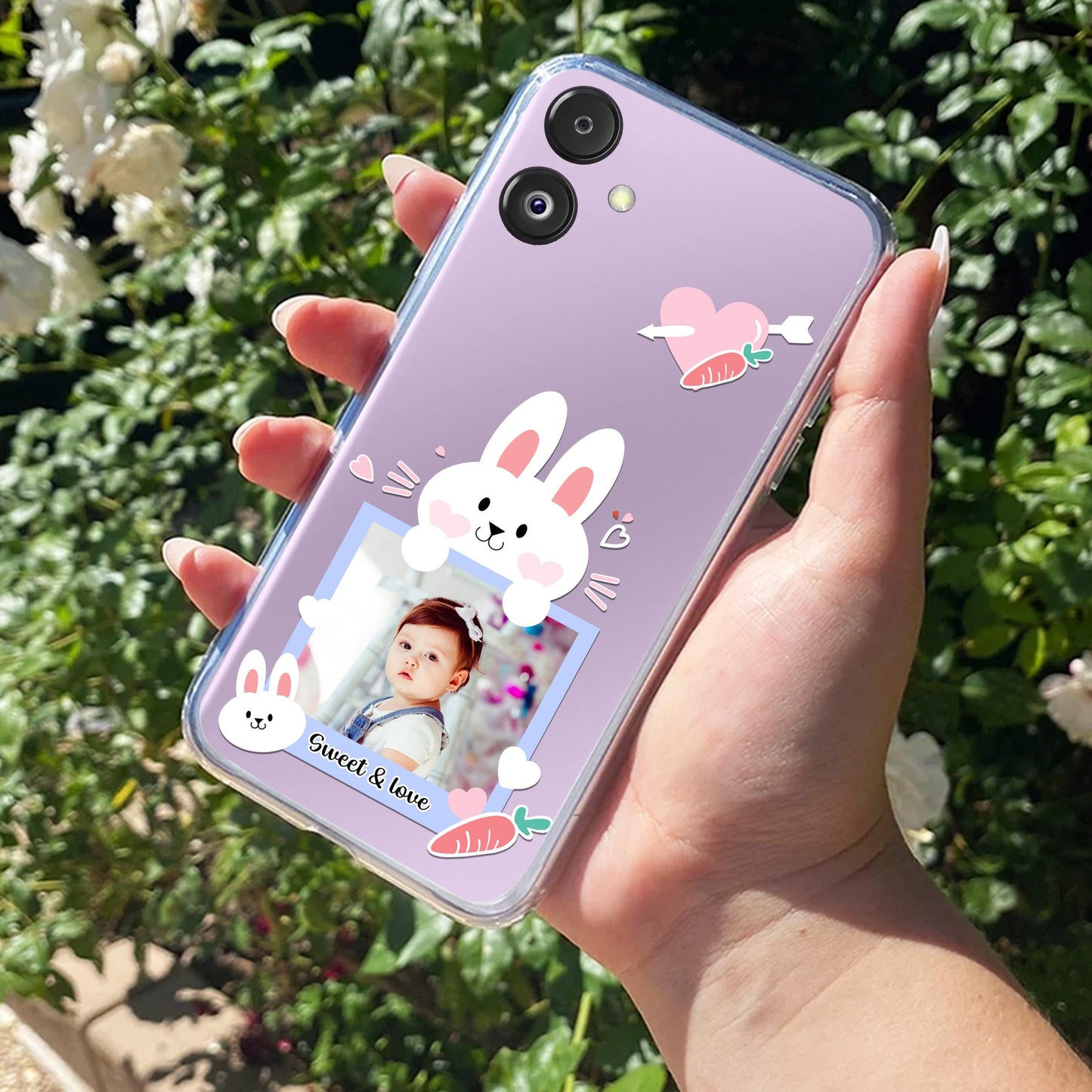 Customize Photo Transparent Silicon Case For Samsung