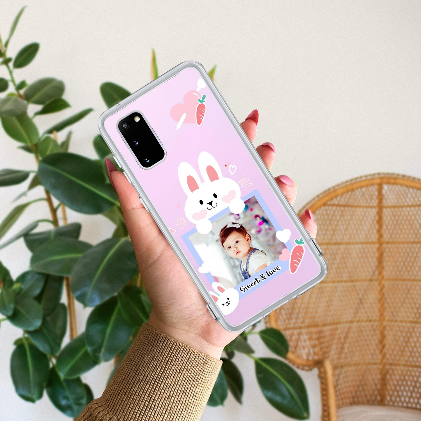 Customize Photo Transparent Silicon Case For Samsung