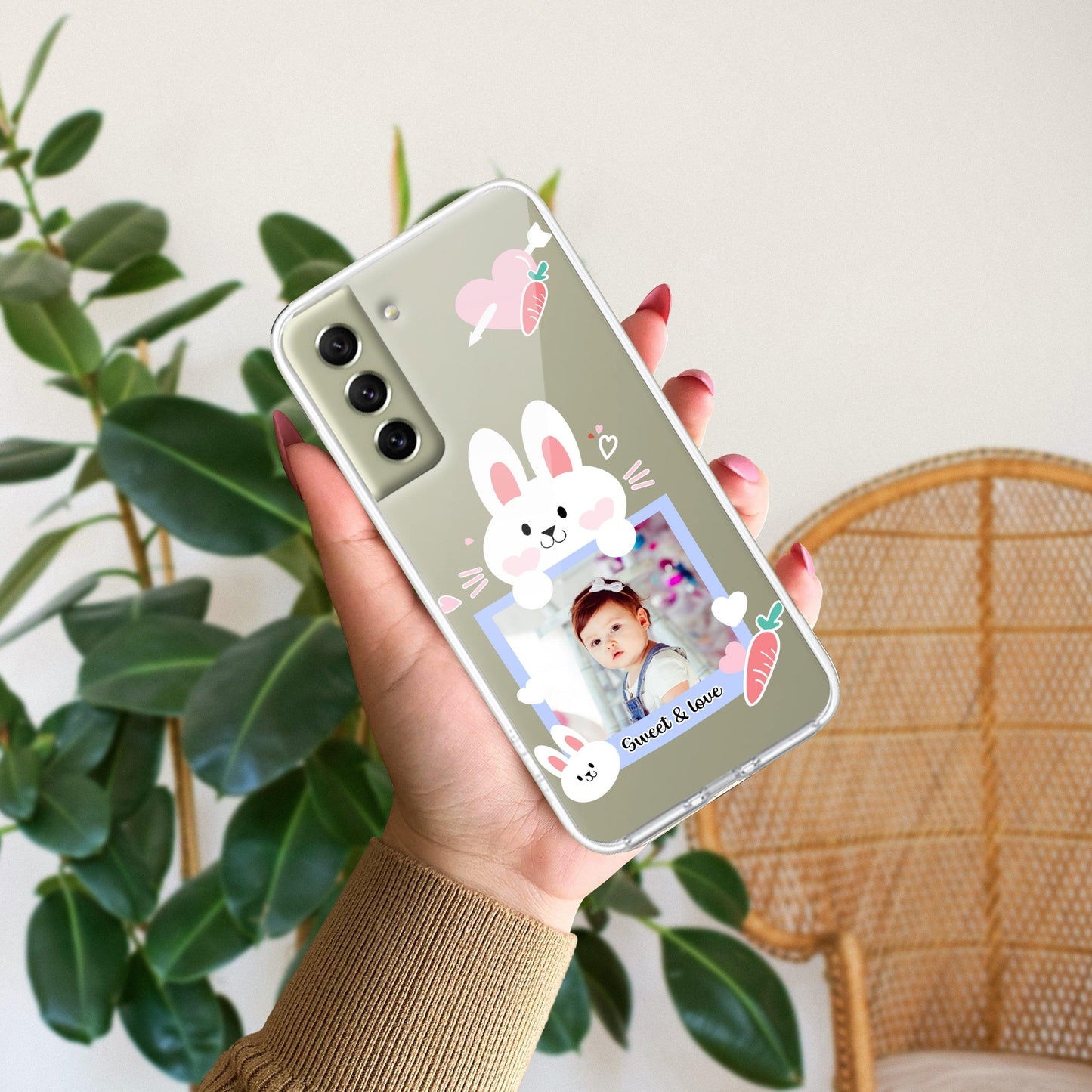 Customize Photo Transparent Silicon Case For Samsung