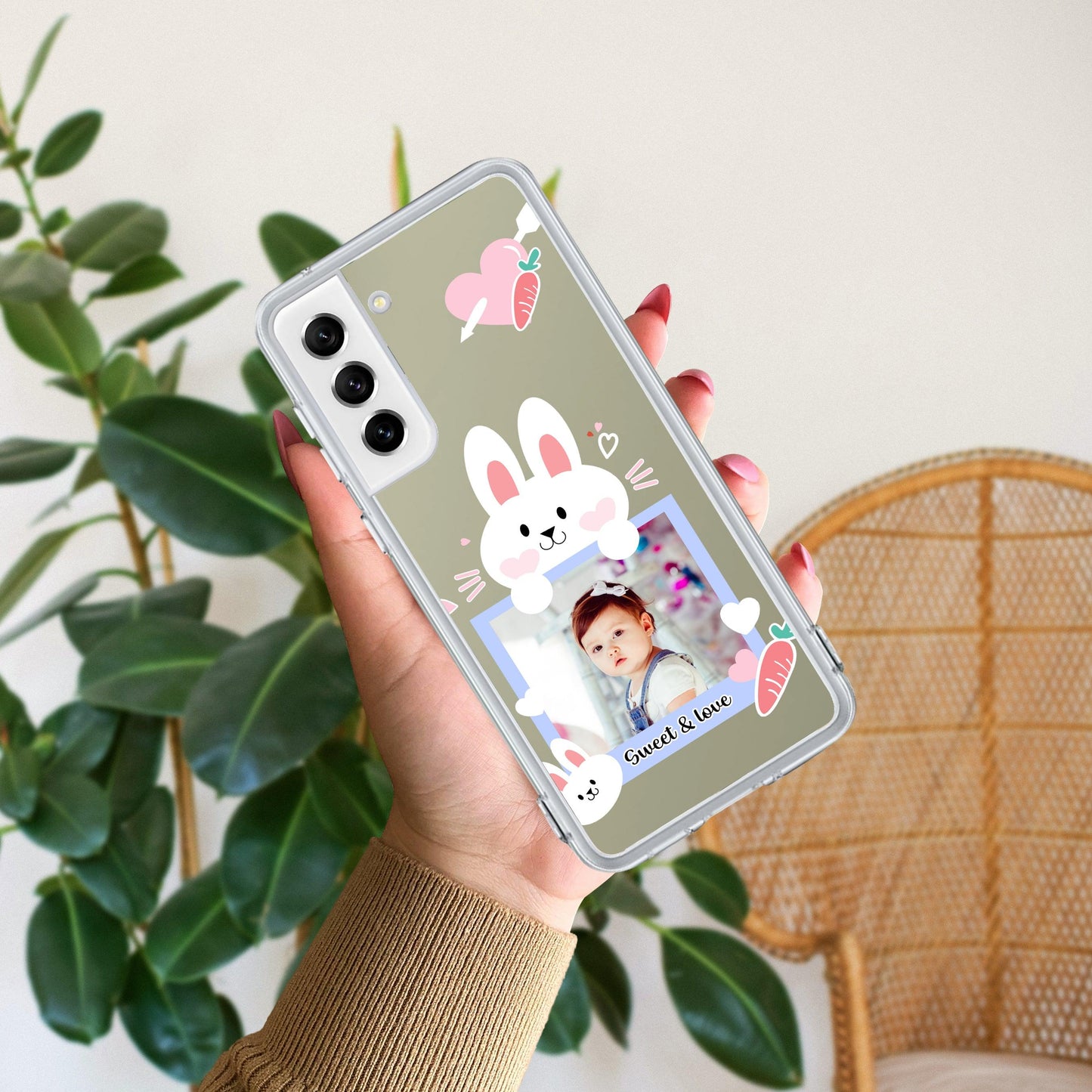 Customize Photo Transparent Silicon Case For Samsung