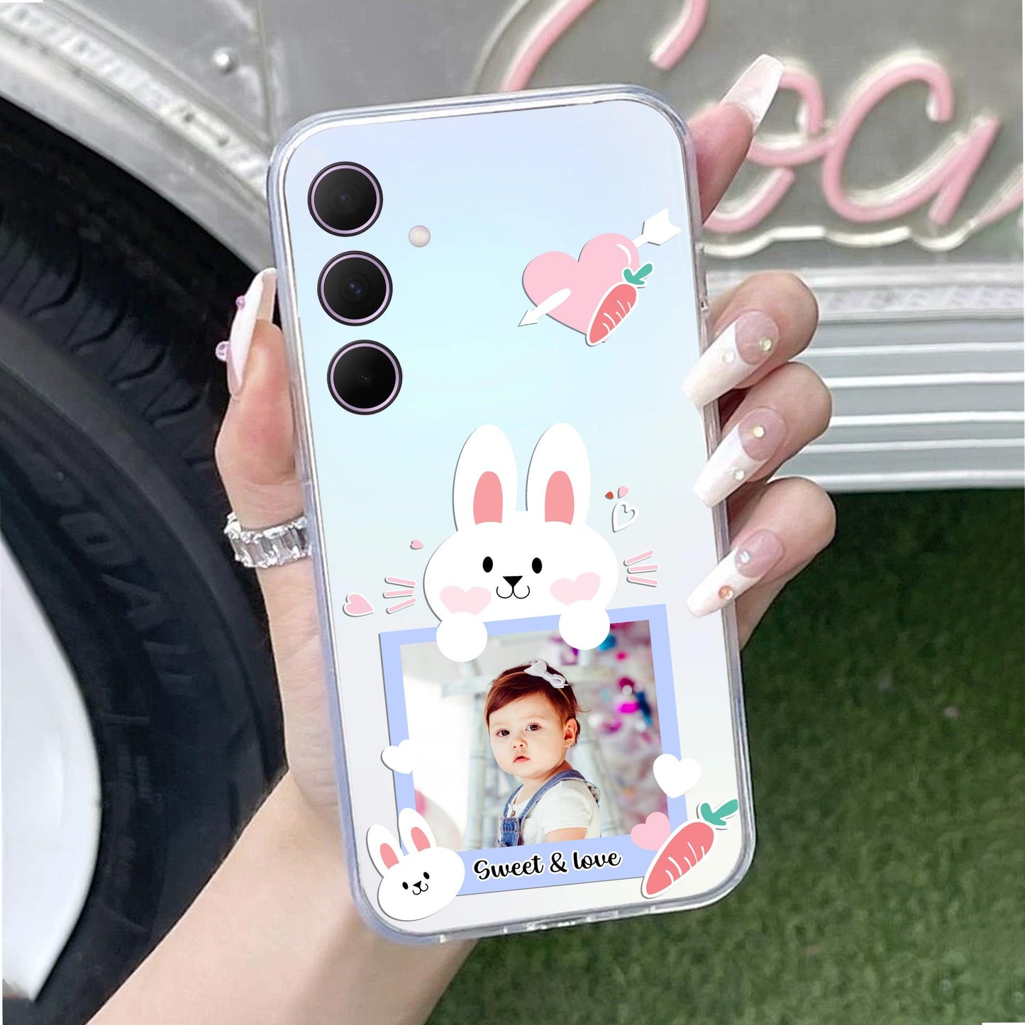 Customize Photo Transparent Silicon Case For Samsung