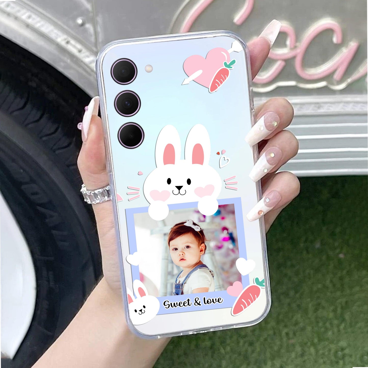 Customize Photo Transparent Silicon Case For Samsung