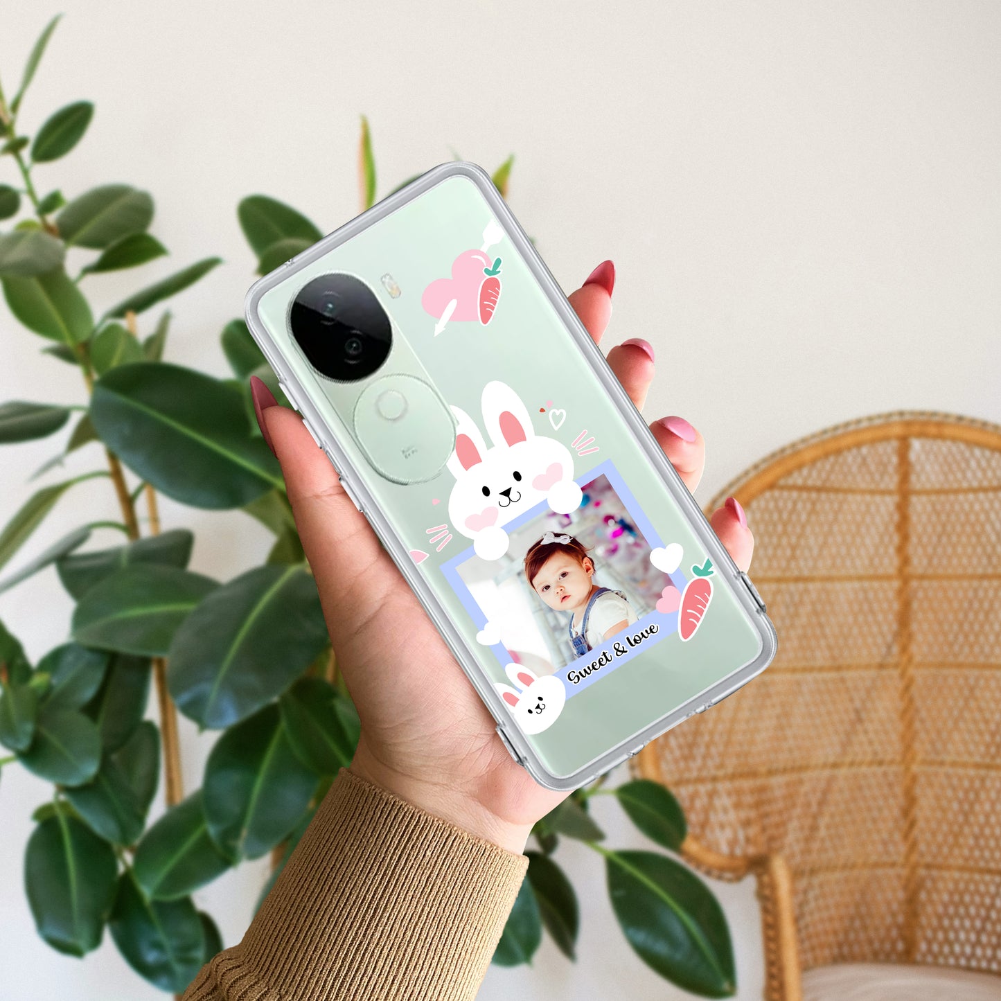 Customize Photo Transparent Silicon Case For Vivo ShopOnCliQ