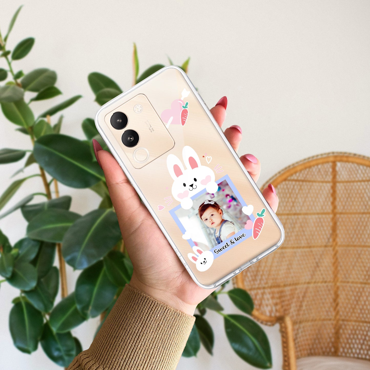 Customize Photo Transparent Silicon Case For Vivo ShopOnCliQ