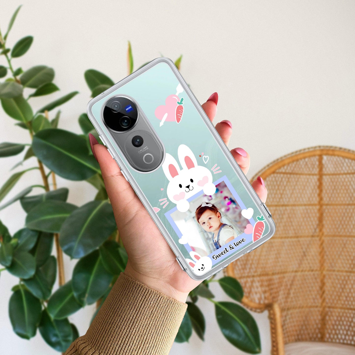 Customize Photo Transparent Silicon Case For Vivo