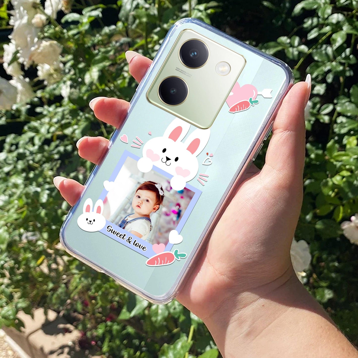 Customize Photo Transparent Silicon Case For Vivo