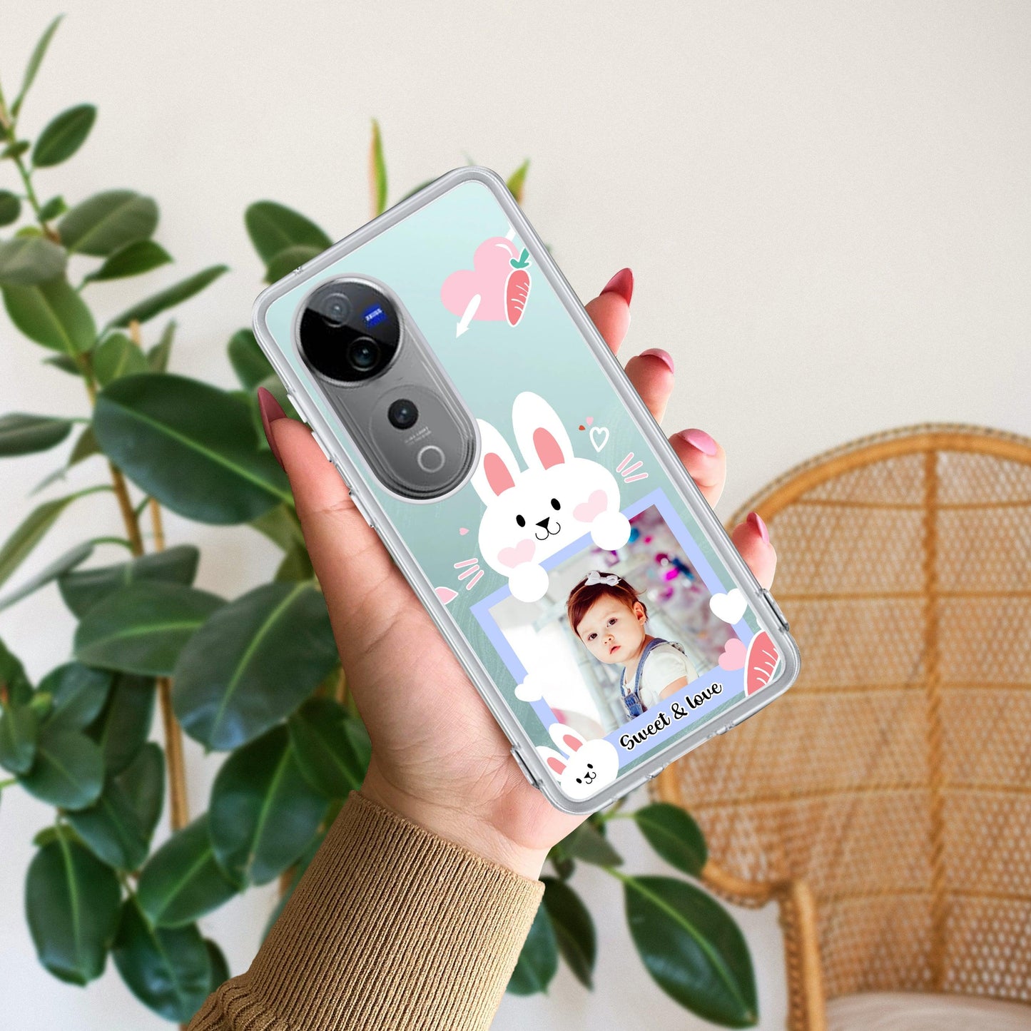 Customize Photo Transparent Silicon Case For Vivo
