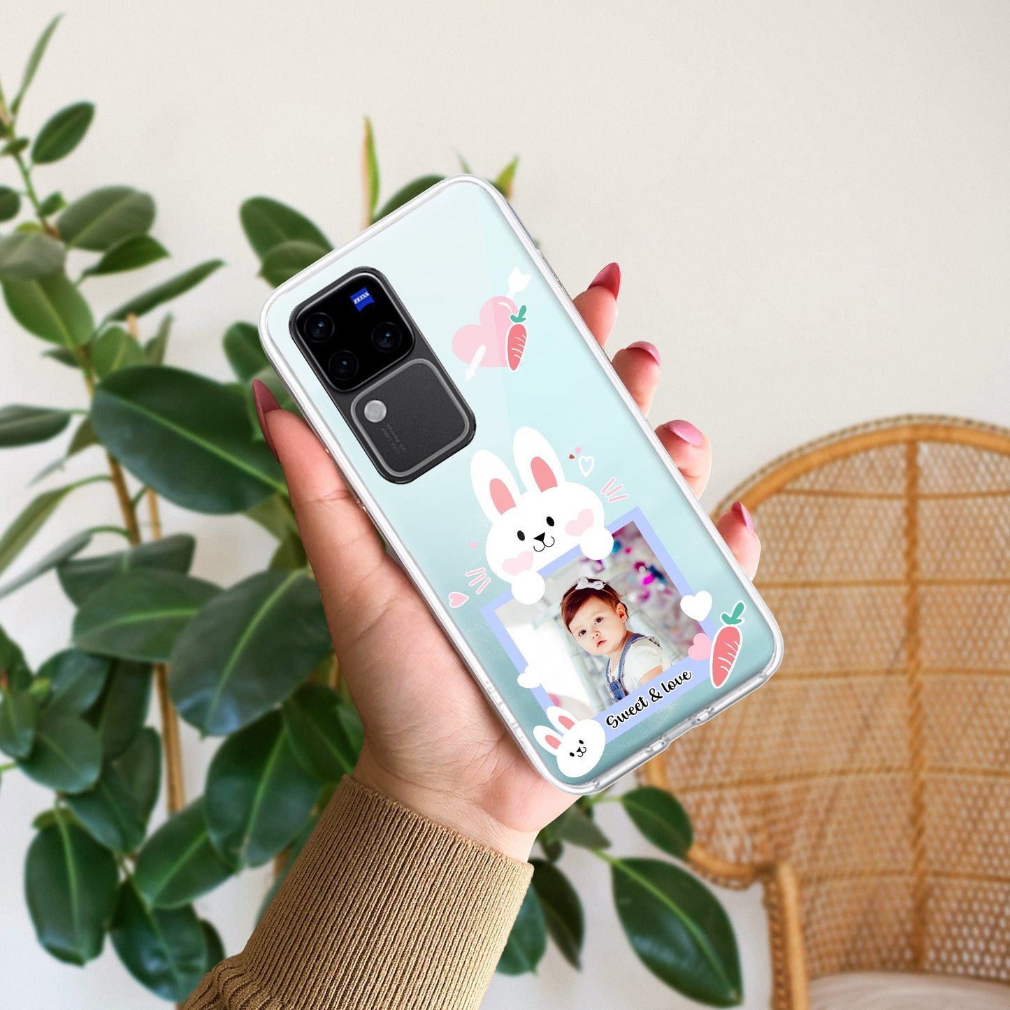 Customize Photo Transparent Silicon Case For Vivo ShopOnCliQ