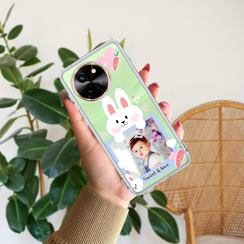 Customize Photo Transparent Silicon Case For Vivo Y75 4G