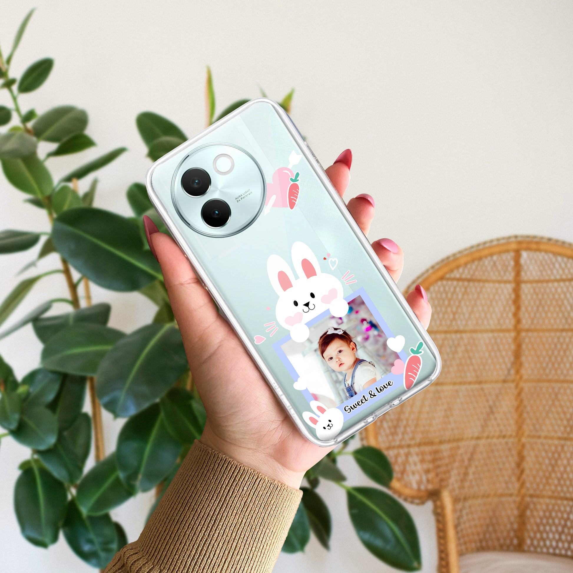 Customize Photo Transparent Silicon Case For Vivo ShopOnCliQ