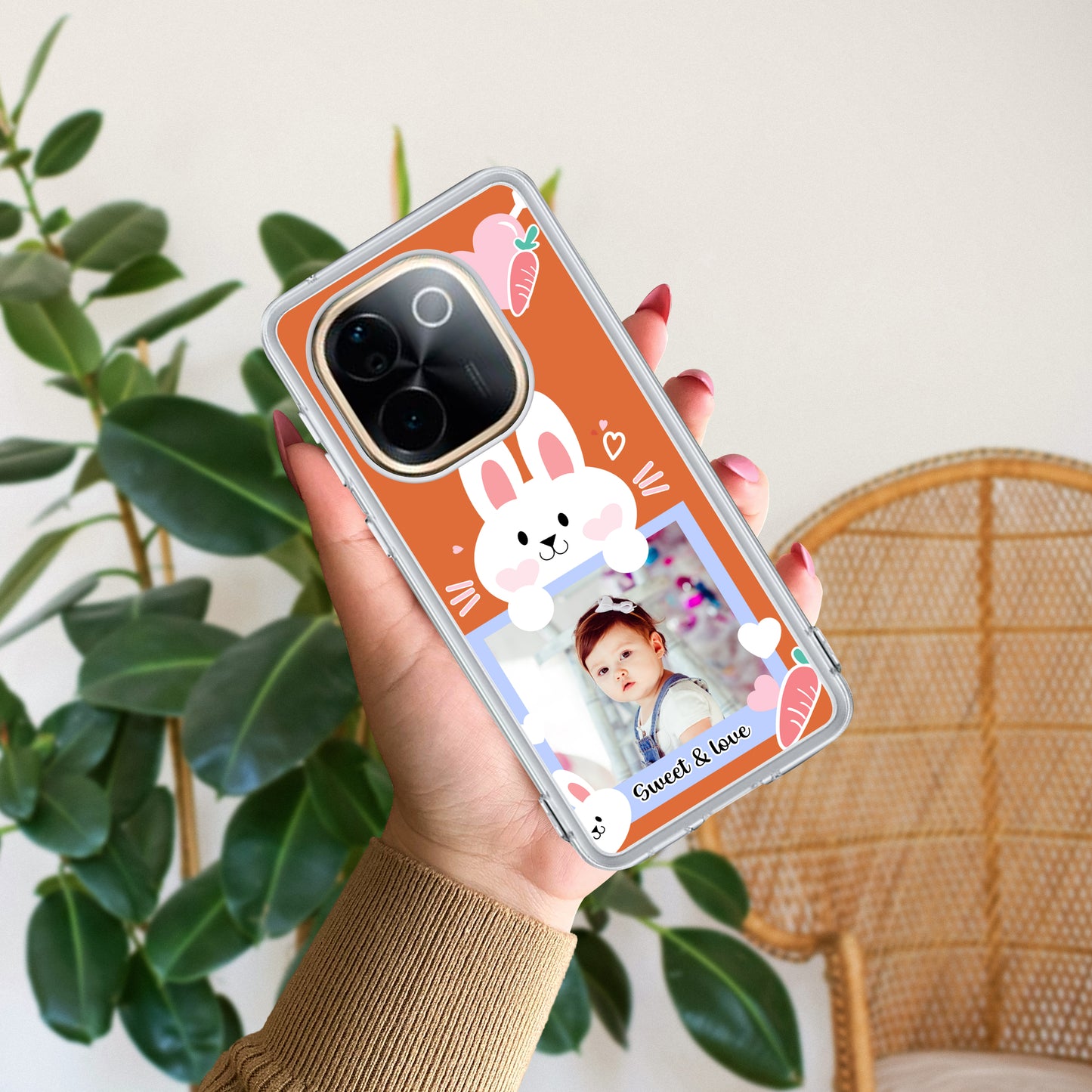 Customize Photo Transparent Silicon Case For Vivo ShopOnCliQ