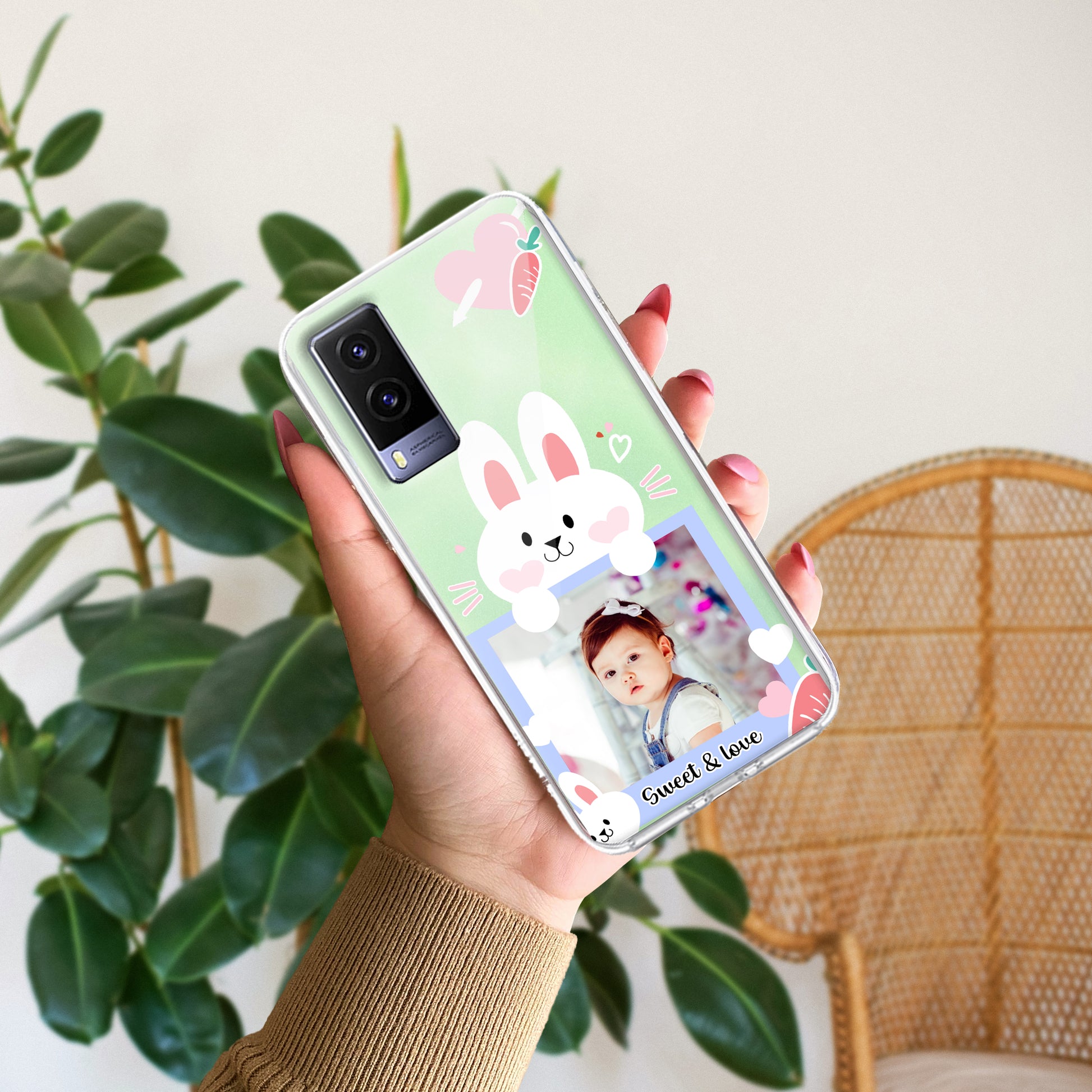 Customize Photo Transparent Silicon Case For Vivo ShopOnCliQ