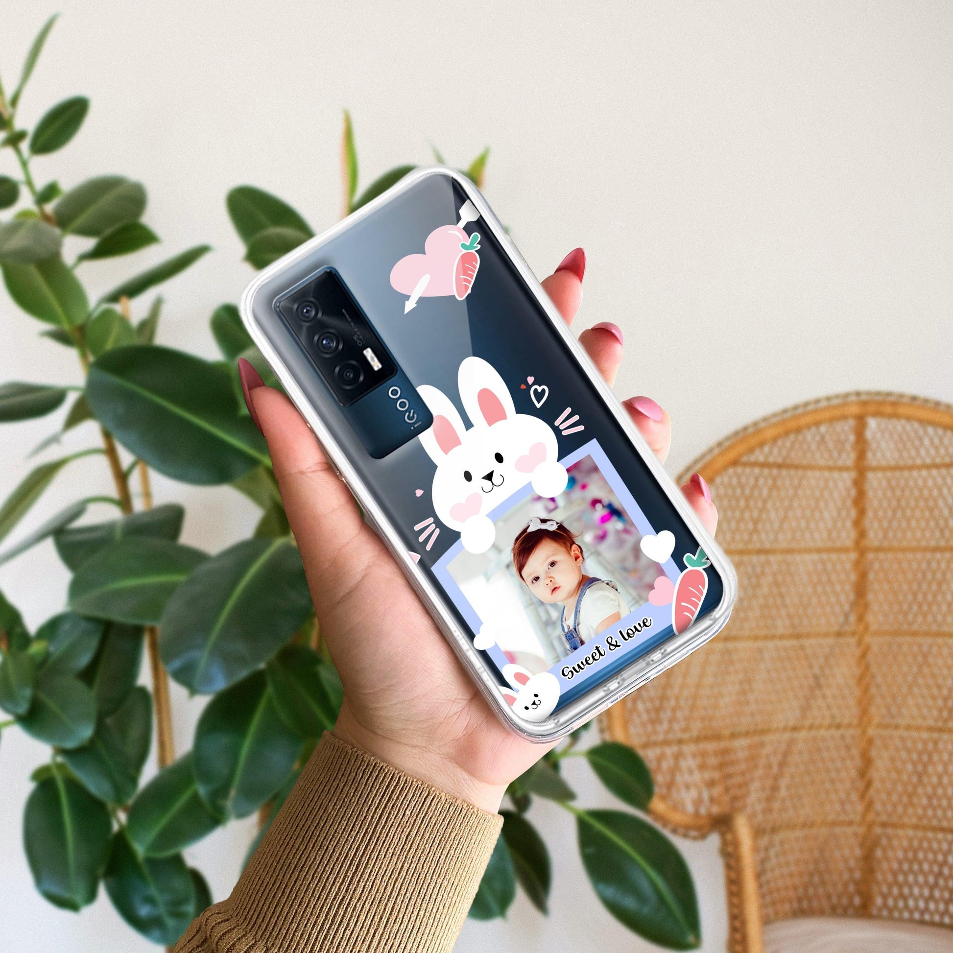 Customize Photo Transparent Silicon Case For iQOO ShopOnCliQ