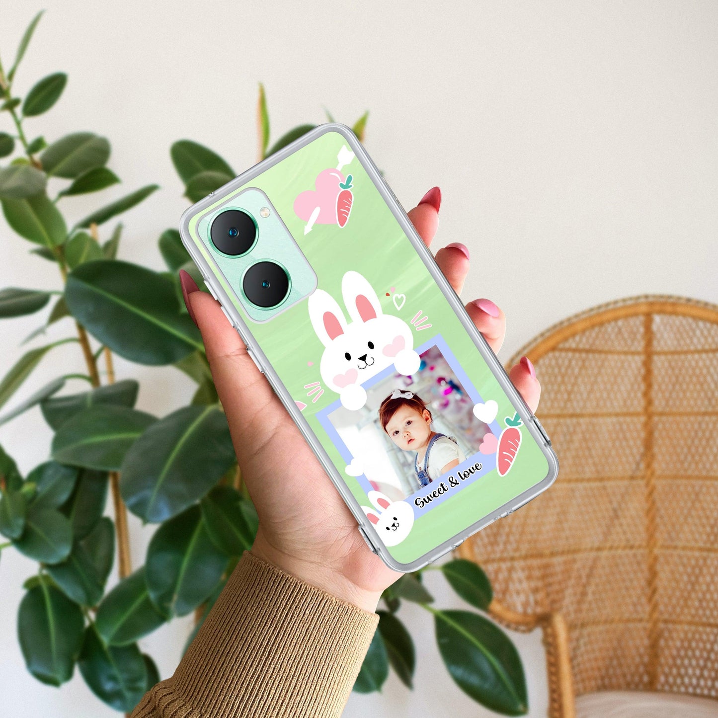 Customize Photo Transparent Silicon Case For iQOO ShopOnCliQ