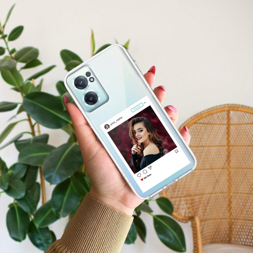 Customize Photo With Name Transparent Silicon Case For OnePlus Nord CE 2 5G