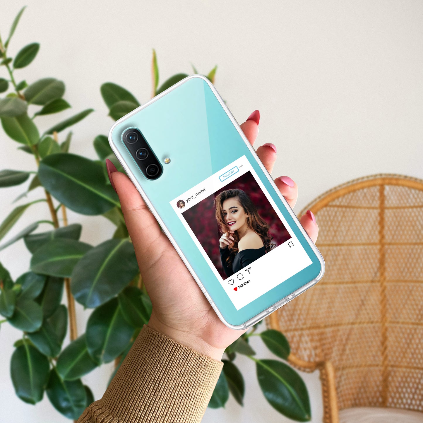 Customize Photo With Name Customize Transparent Silicon Case For OnePlus ShopOnCliQ