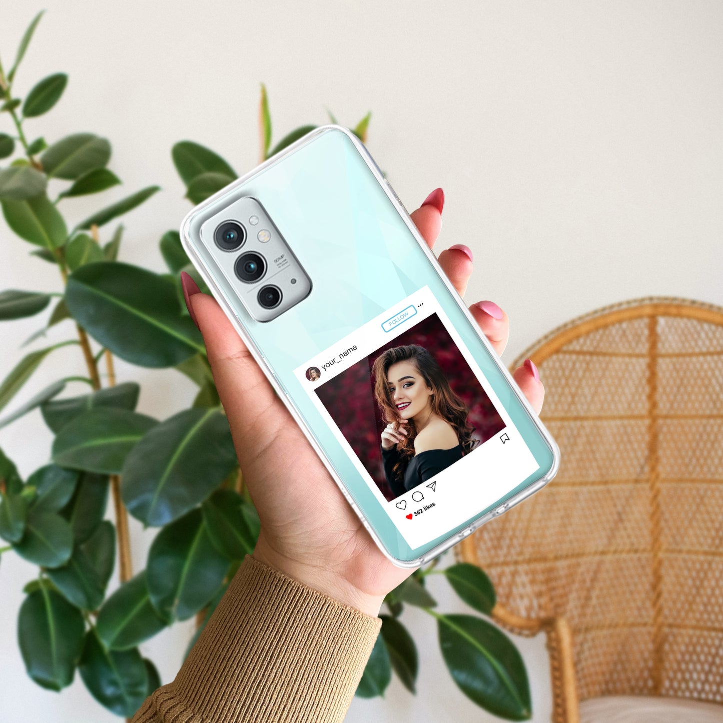 Customize Photo With Name Customize Transparent Silicon Case For OnePlus ShopOnCliQ