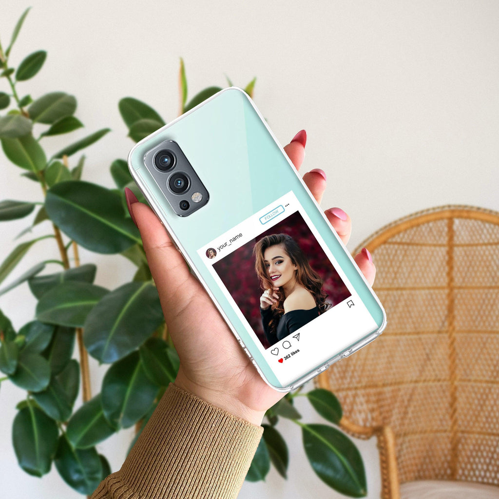 Customize Photo With Name Transparent Silicon Case For OnePlus 13R 5G