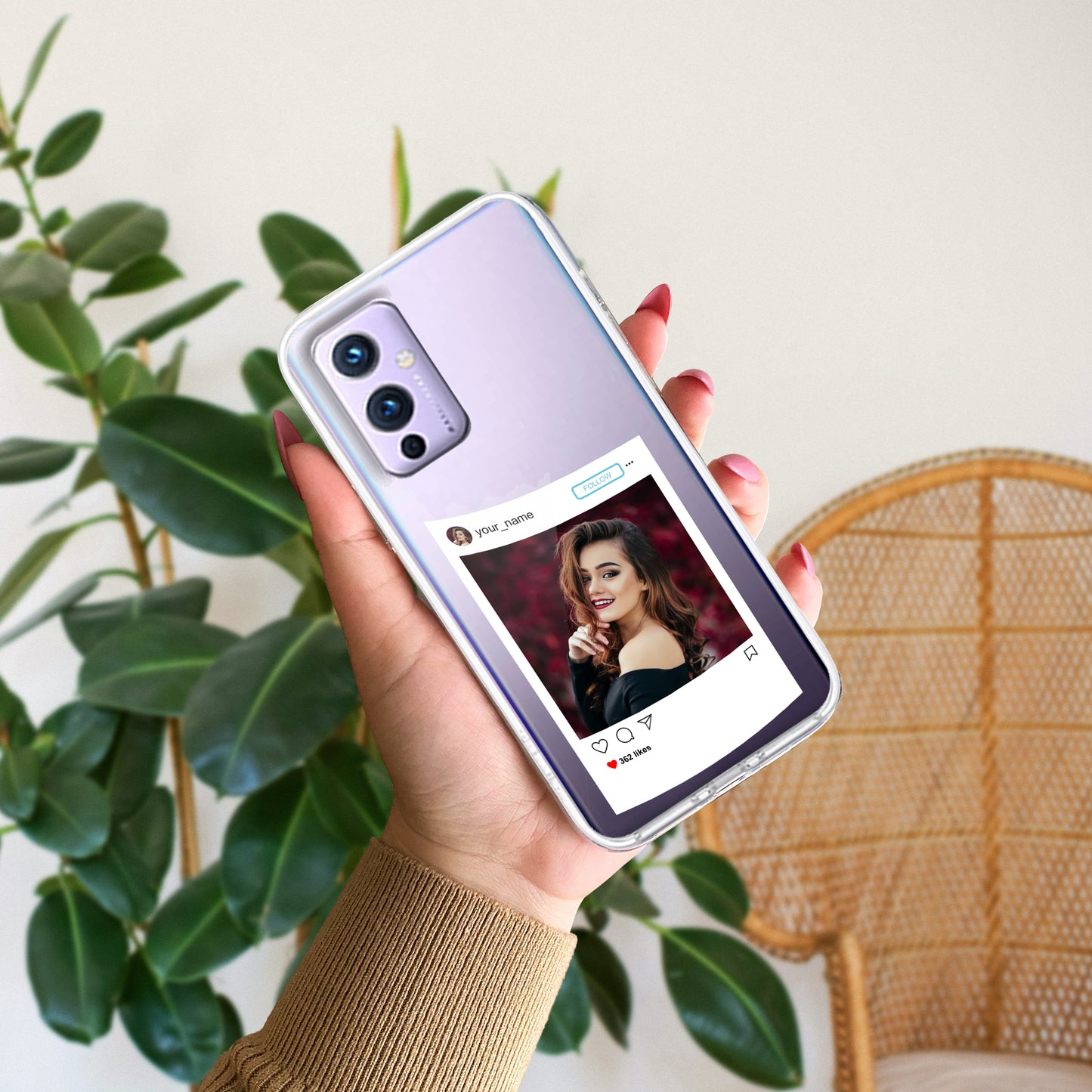 Customize Photo With Name Customize Transparent Silicon Case For OnePlus ShopOnCliQ