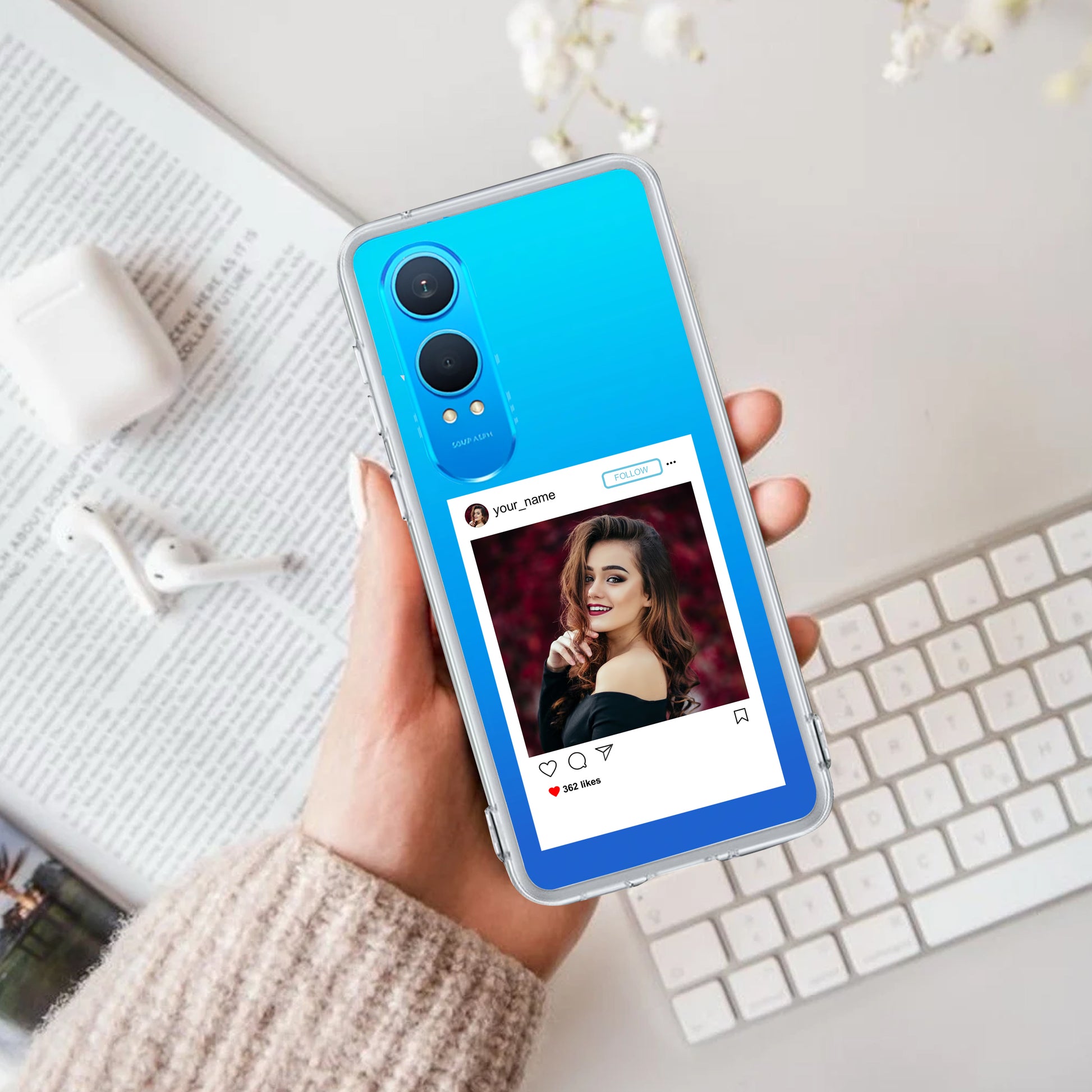 Customize Photo With Name Customize Transparent Silicon Case For OnePlus ShopOnCliQ