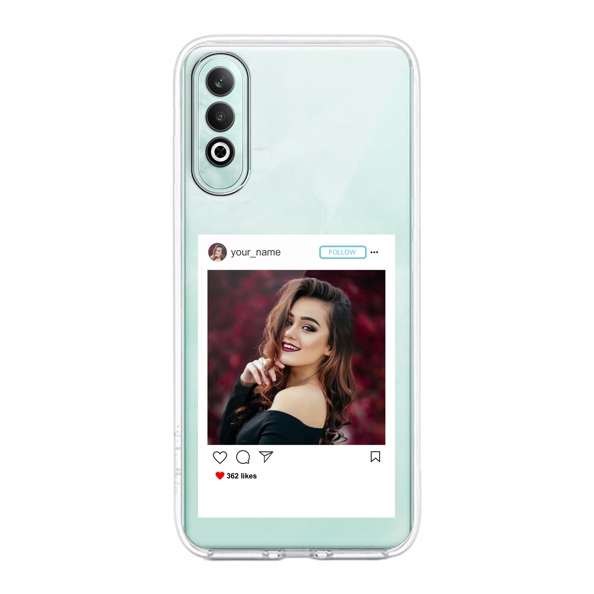 Customize Photo With Name Customize Transparent Silicon Case For OnePlus ShopOnCliQ