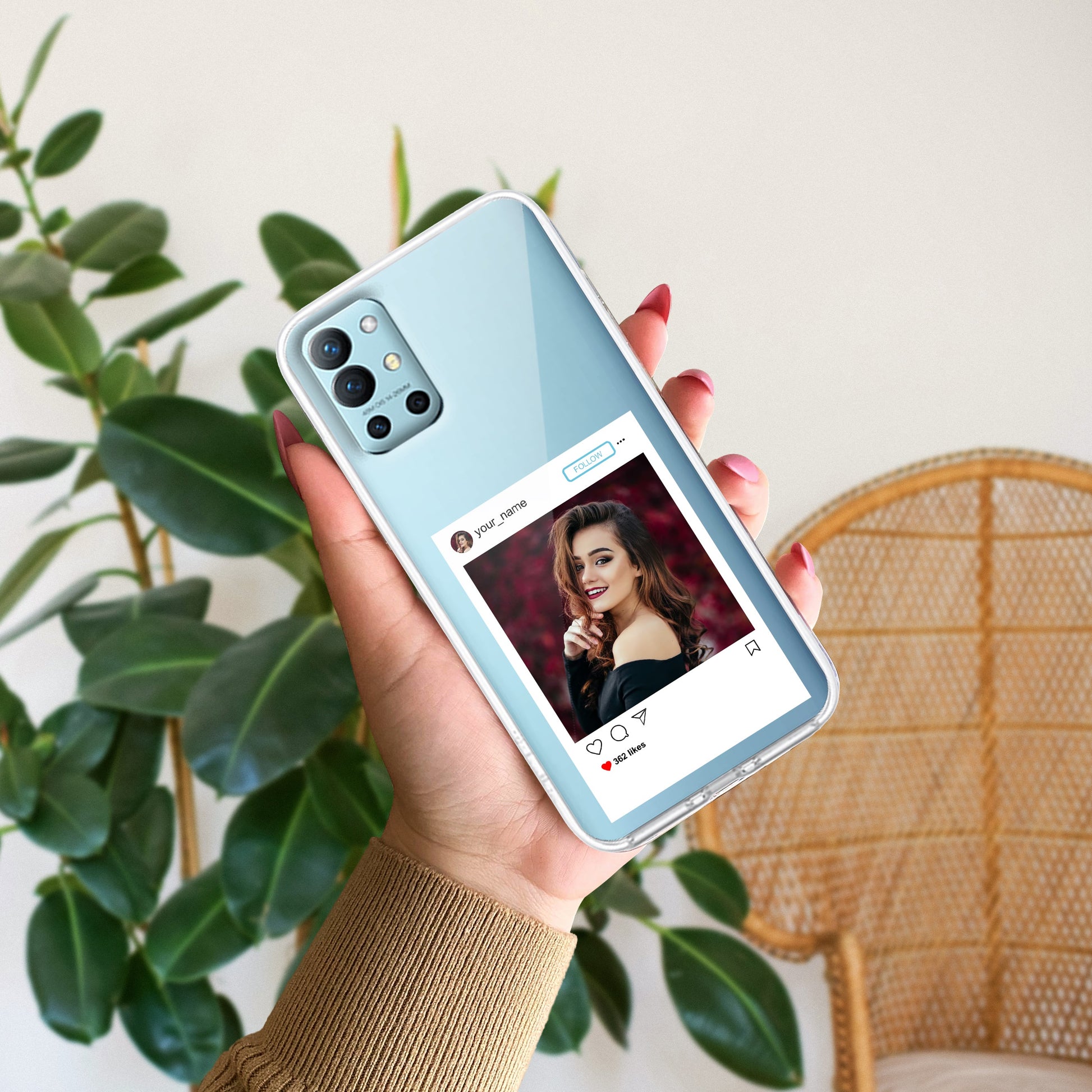 Customize Photo With Name Customize Transparent Silicon Case For OnePlus ShopOnCliQ