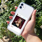 Customize Photo With Name  Transparent Silicon Case For iPhone 11