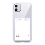 Customize Photo With Name  Transparent Silicon Case For iPhone 14
