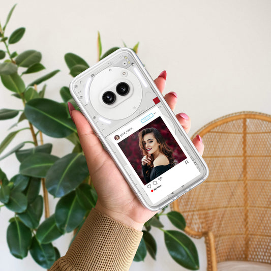 Customize Photo With Name Transparent Silicon Case For Nothing ShopOnCliQ