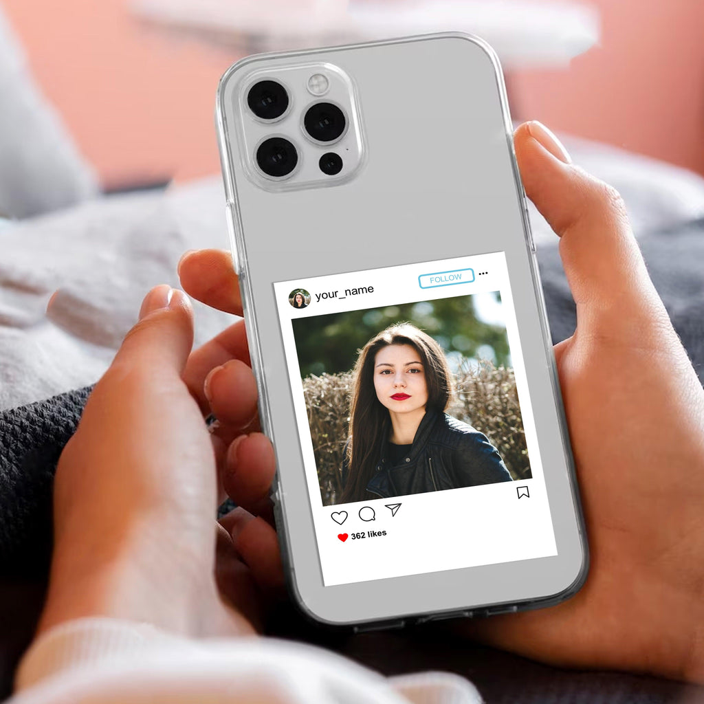 Customize Photo With Name Transparent Silicon Case For Nothing - ShopOnCliQ